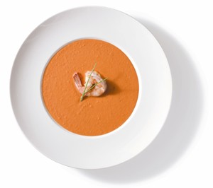 Tim Creehan's Signature Smoked Tomato and Shrimp Soup - Recipes