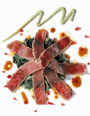 Tim Creehan's Signature Seared Rare Tuna (Amy Grant's Choice) - Recipes